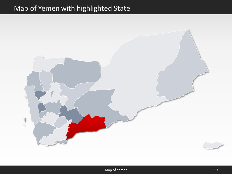 powerpoint map yemen