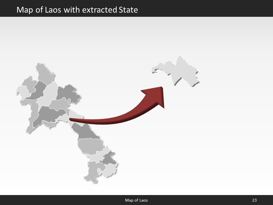powerpoint map laos