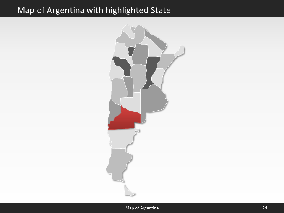powerpoint map argentina