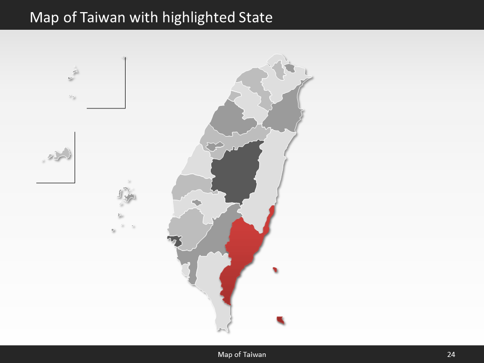 powerpoint map taiwan