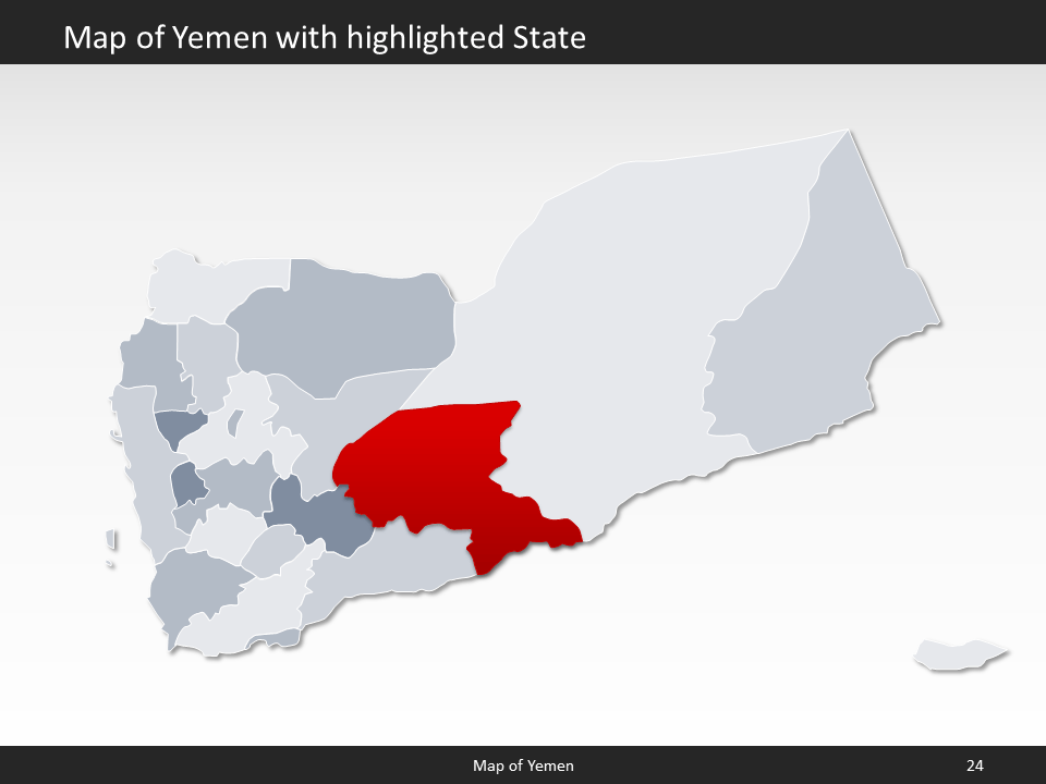 powerpoint map yemen