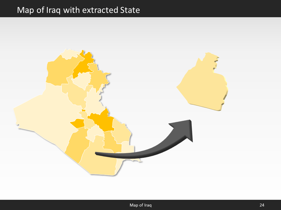 powerpoint map iraq