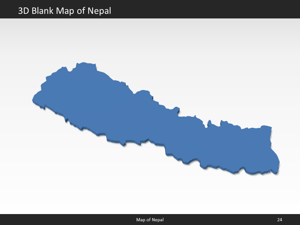 powerpoint map nepal