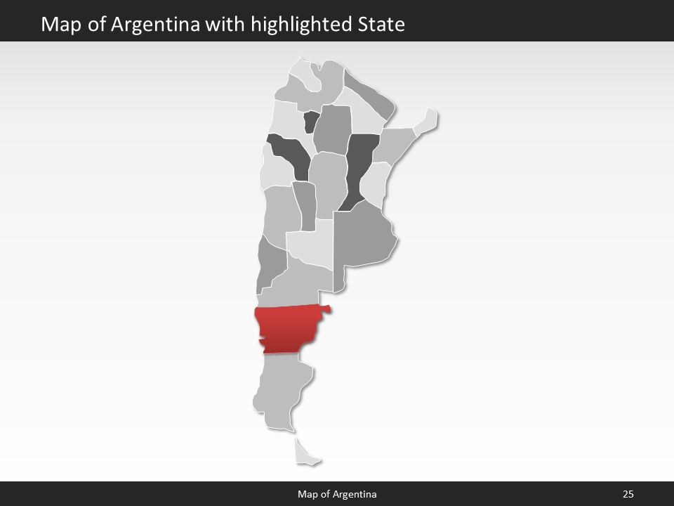 powerpoint map argentina