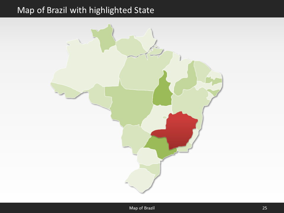 powerpoint map brazil