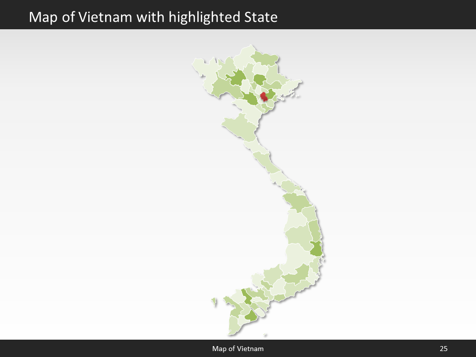 powerpoint map vietnam