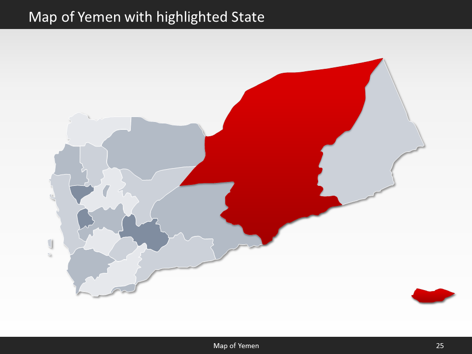powerpoint map yemen