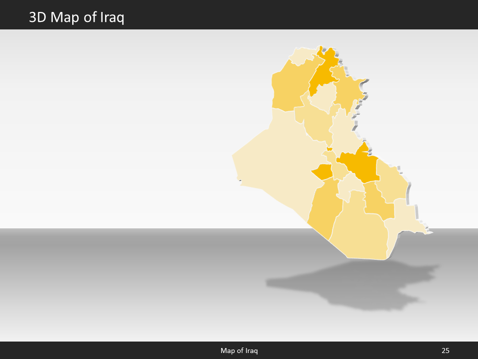 powerpoint map iraq