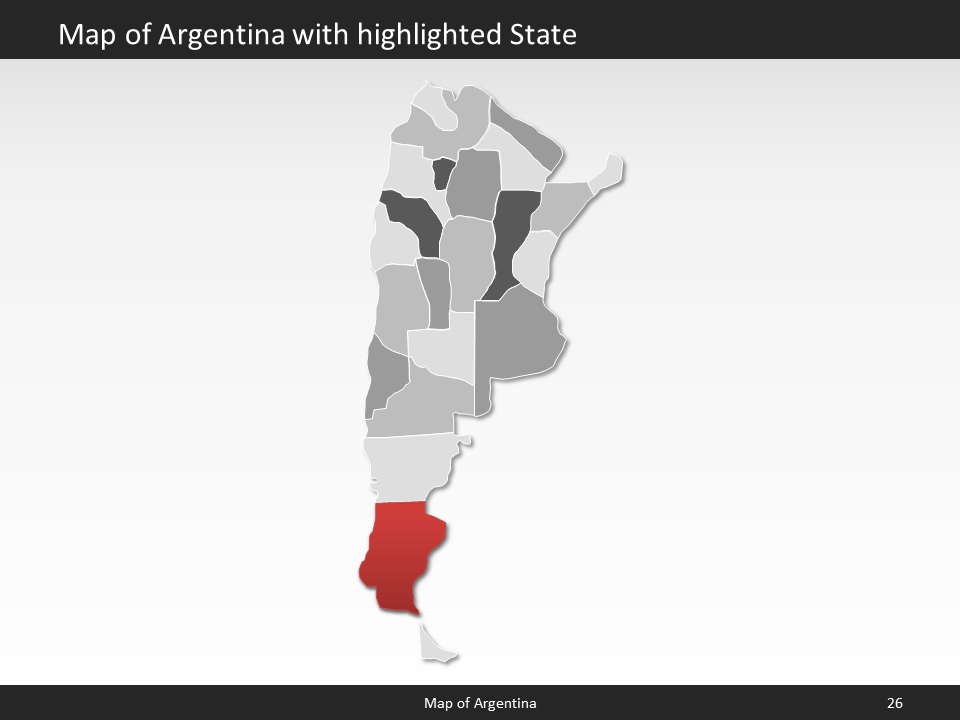 powerpoint map argentina
