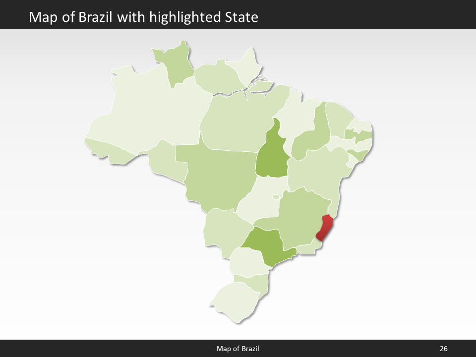 powerpoint map brazil