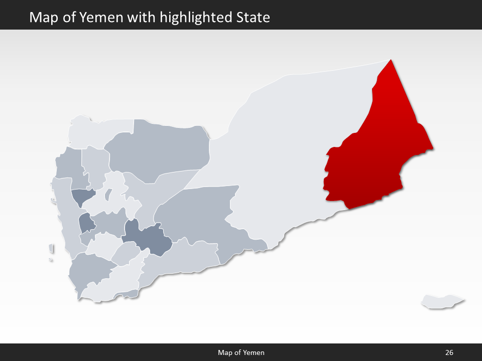 powerpoint map yemen