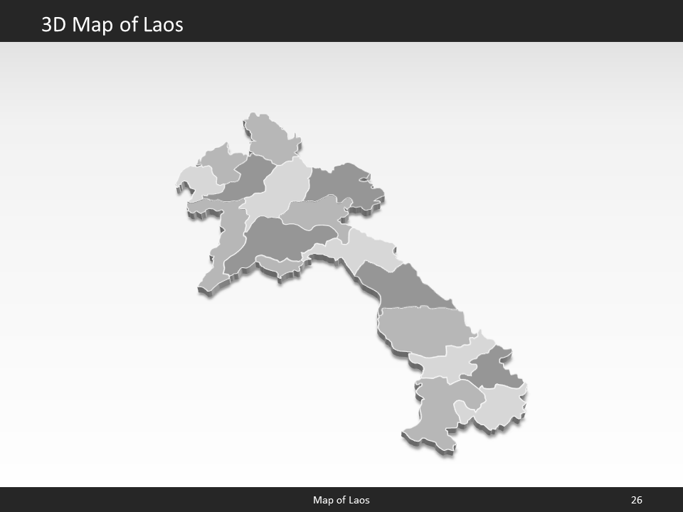 powerpoint map laos