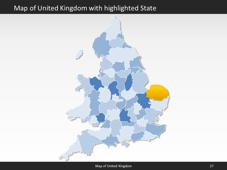 powerpoint map united kingdom