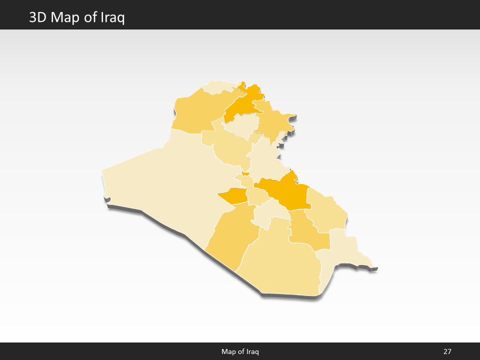 powerpoint map iraq