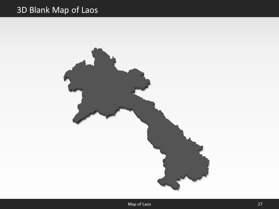 powerpoint map laos