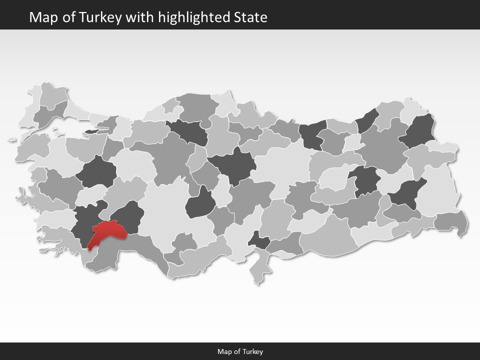 powerpoint map turkey