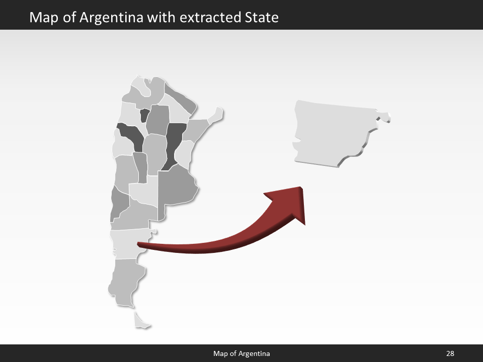 powerpoint map argentina