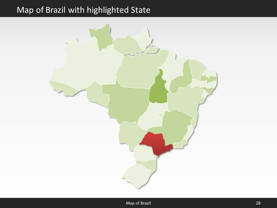 powerpoint map brazil