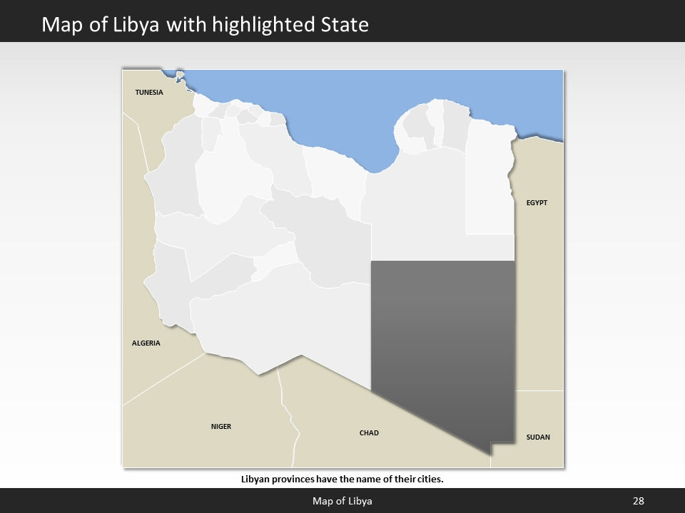 powerpoint map libya