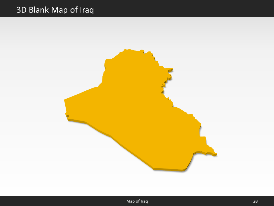 powerpoint map iraq