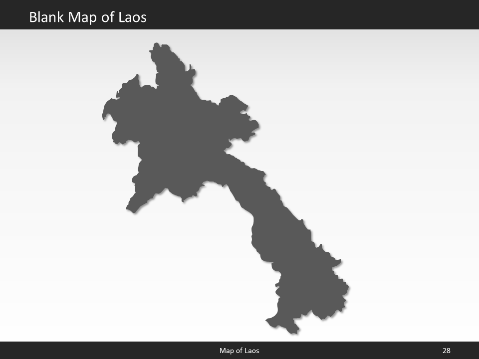 powerpoint map laos