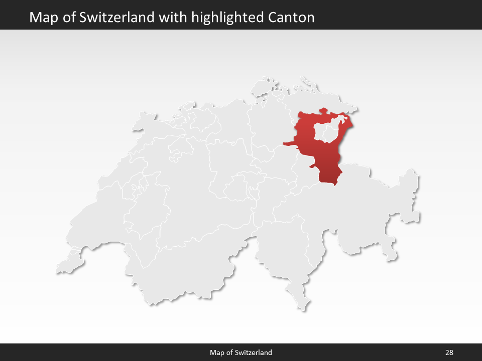 powerpoint map switzerland