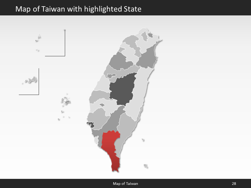 powerpoint map taiwan