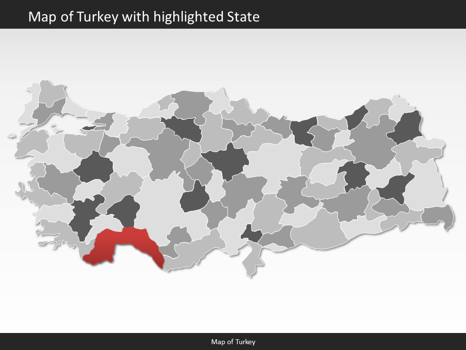 powerpoint map turkey