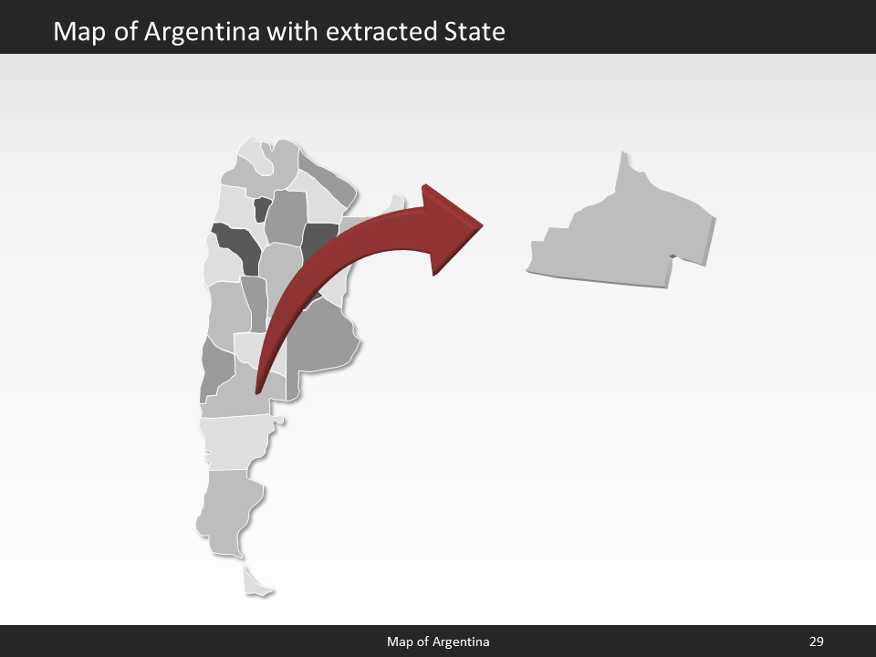 powerpoint map argentina
