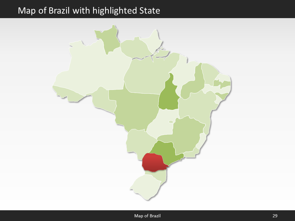 powerpoint map brazil