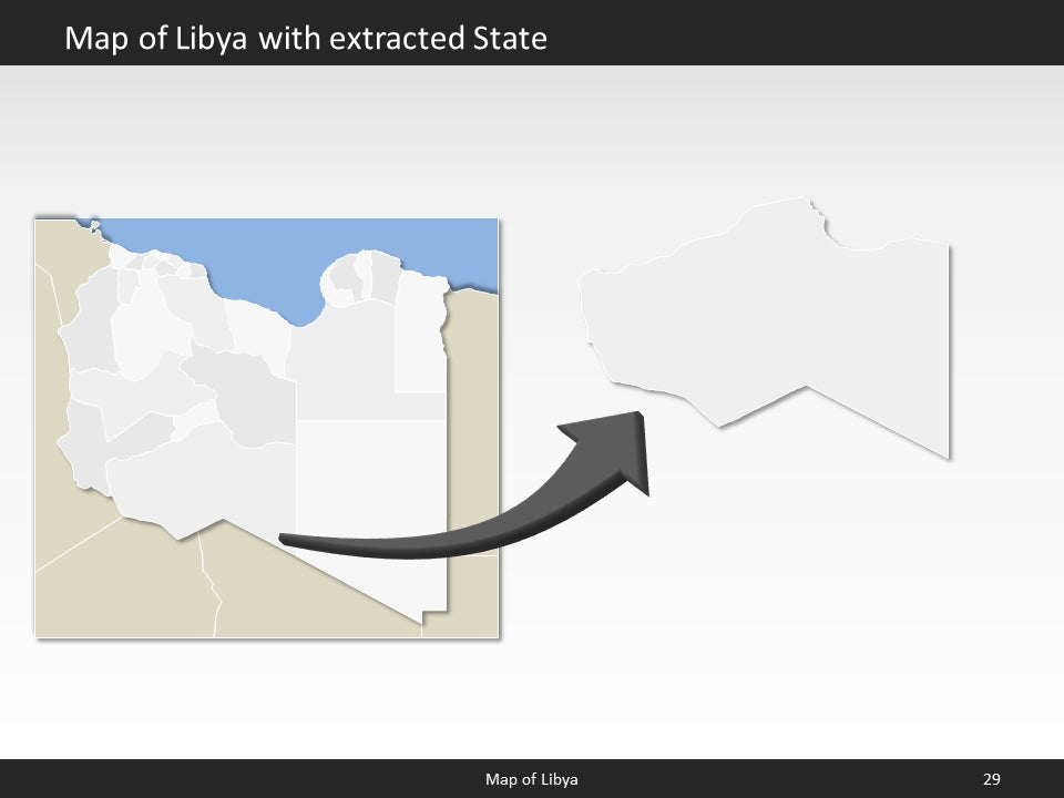 powerpoint map libya