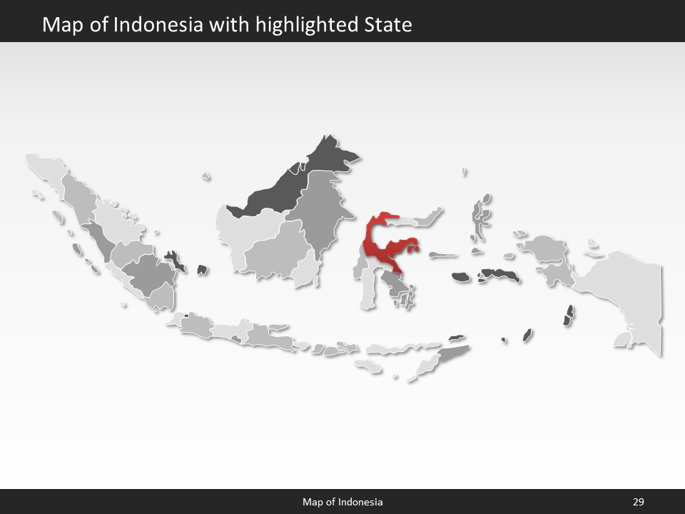 powerpoint map indonesia