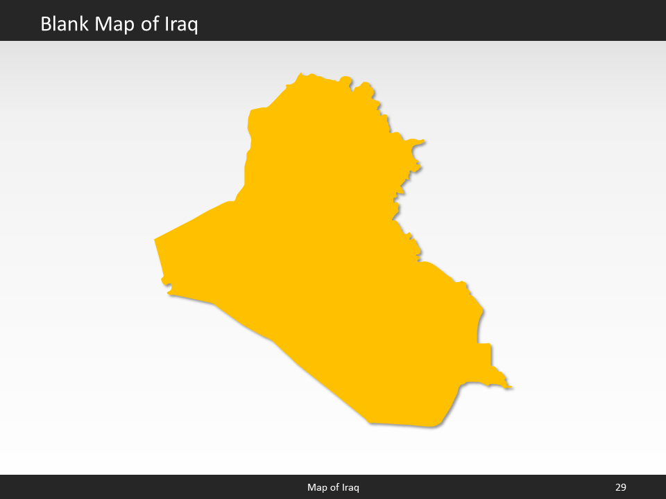 powerpoint map iraq