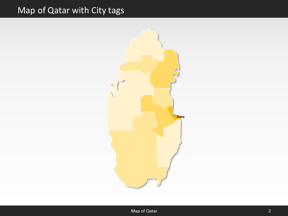 powerpoint map qatar