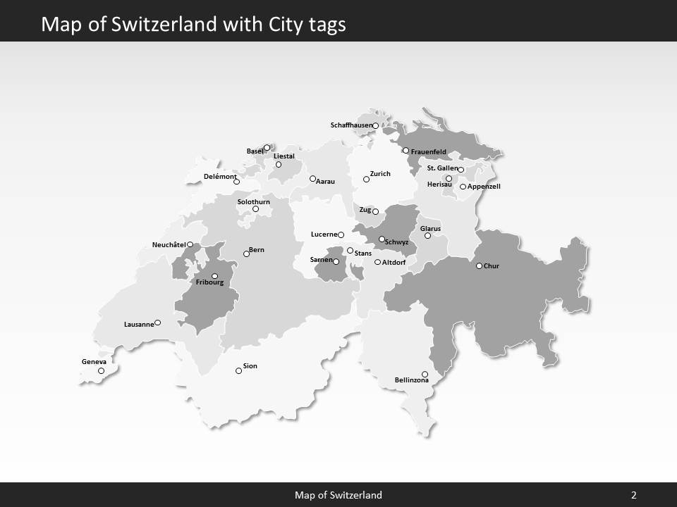 powerpoint map switzerland