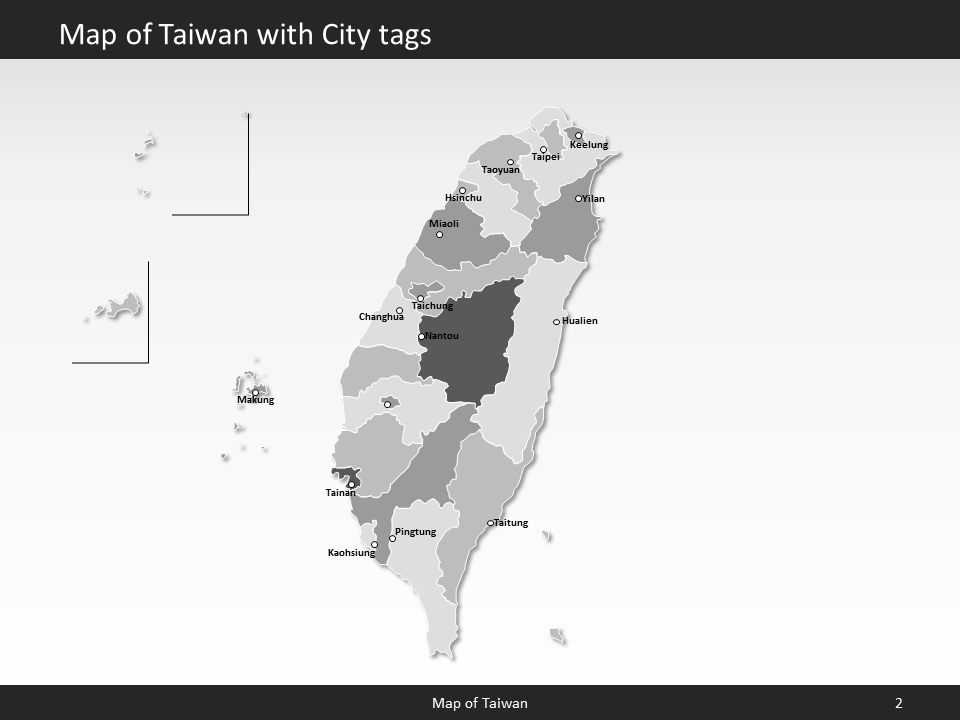 powerpoint map taiwan