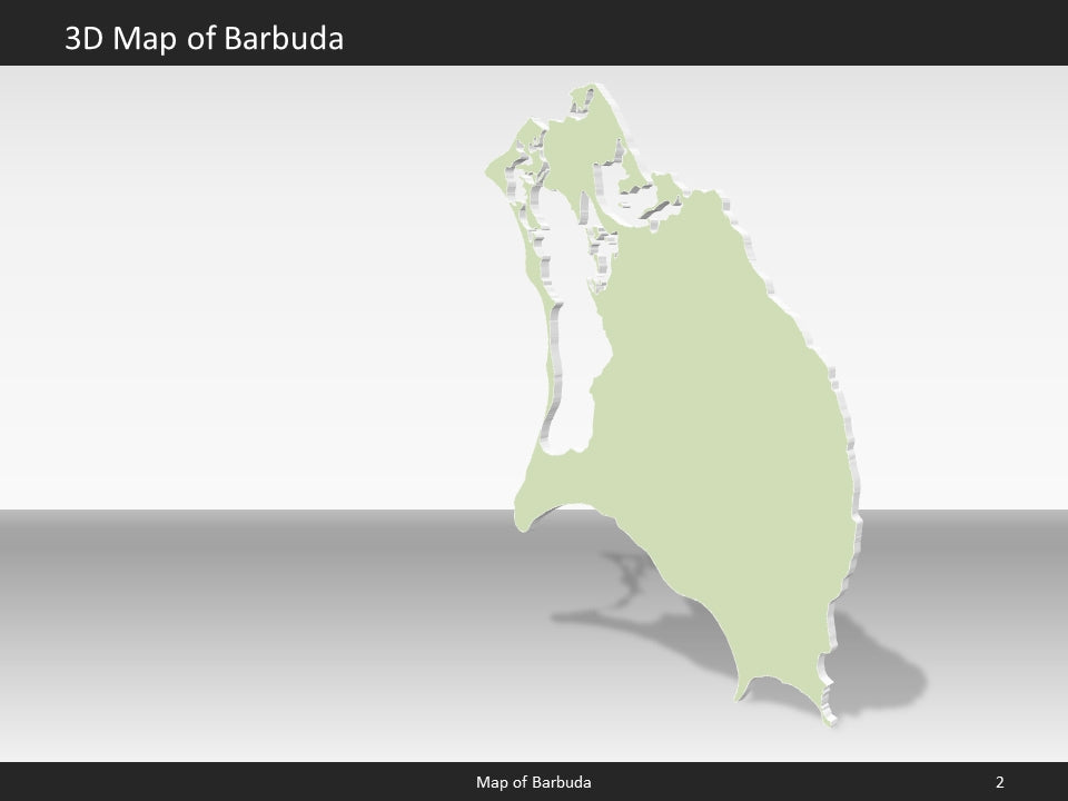 powerpoint map antigua and barbuda