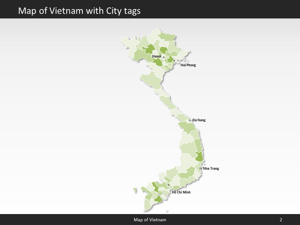 powerpoint map vietnam