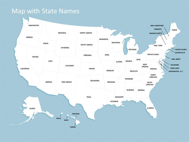 powerpoint map usa