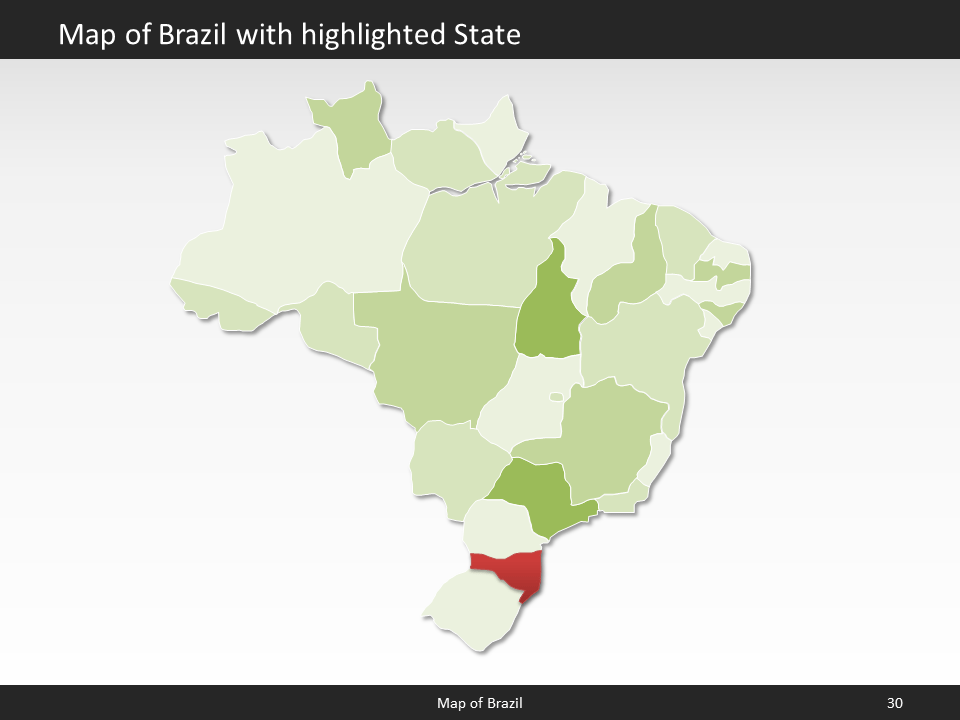powerpoint map brazil