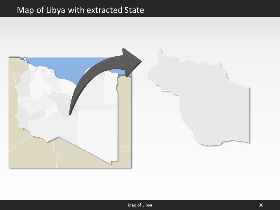 powerpoint map libya