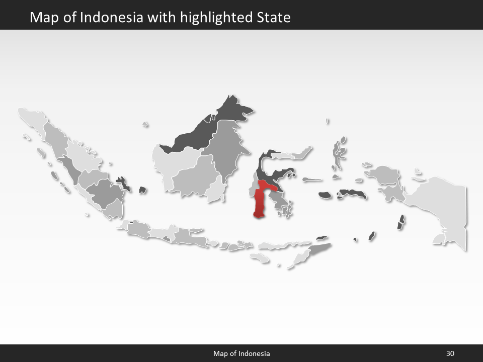 powerpoint map indonesia