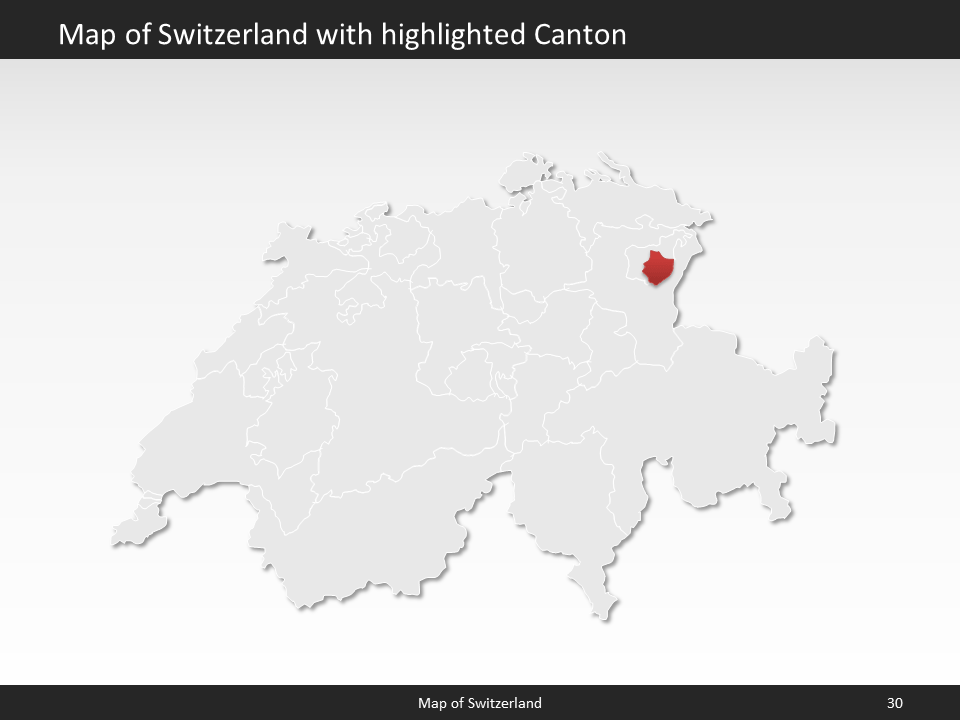 powerpoint map switzerland