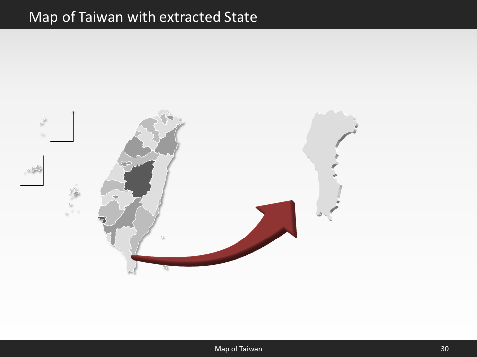 powerpoint map taiwan