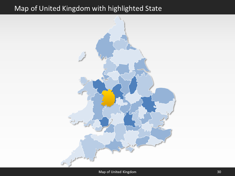 powerpoint map united kingdom