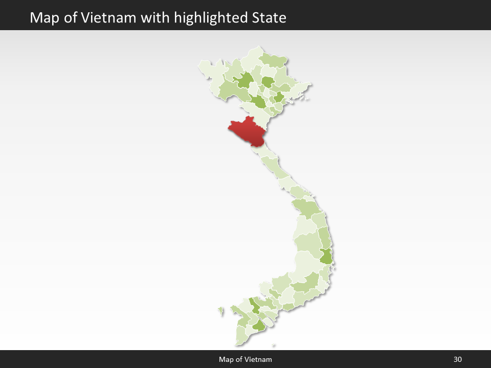 powerpoint map vietnam
