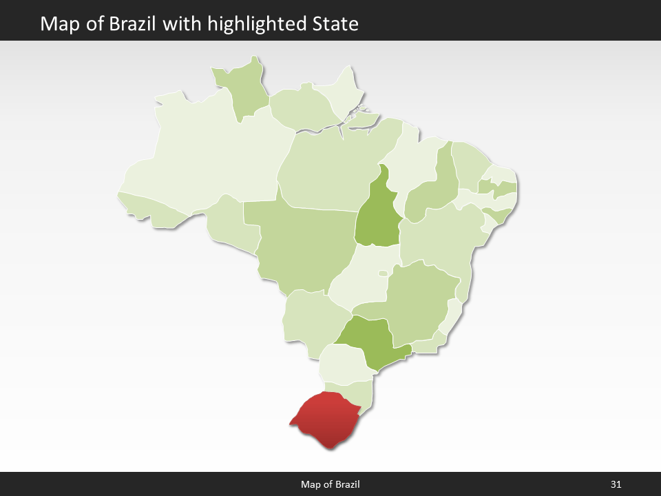 powerpoint map brazil