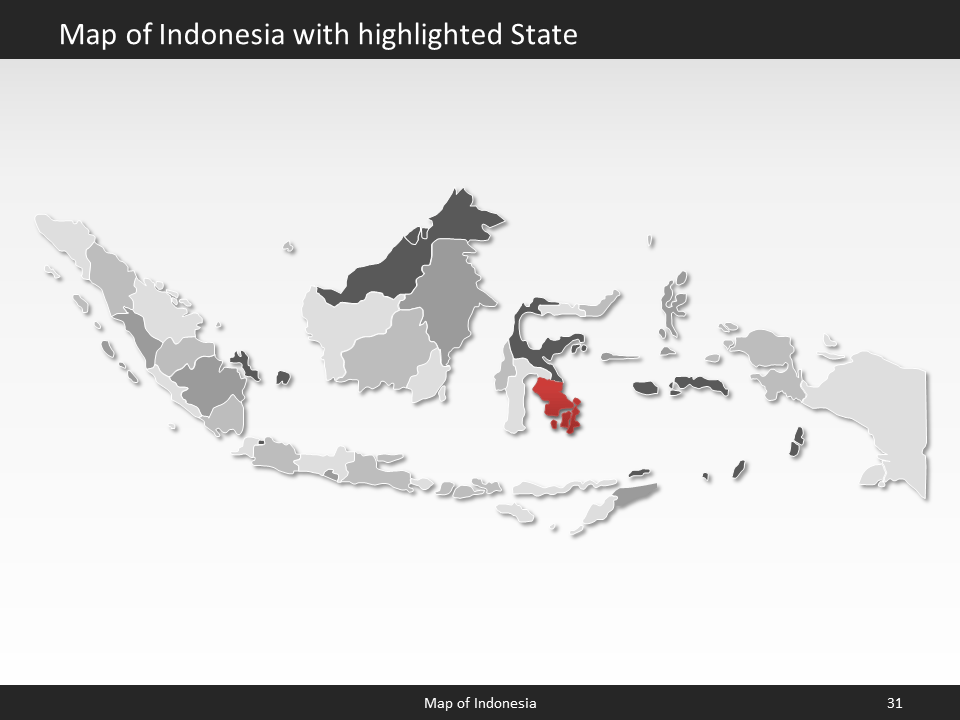 powerpoint map indonesia