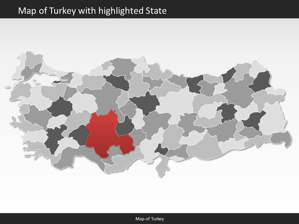 powerpoint map turkey