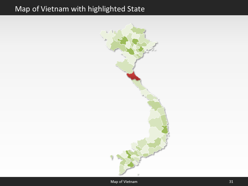 powerpoint map vietnam
